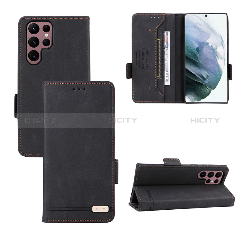 Custodia Portafoglio In Pelle Cover con Supporto L08Z per Samsung Galaxy S23 Ultra 5G