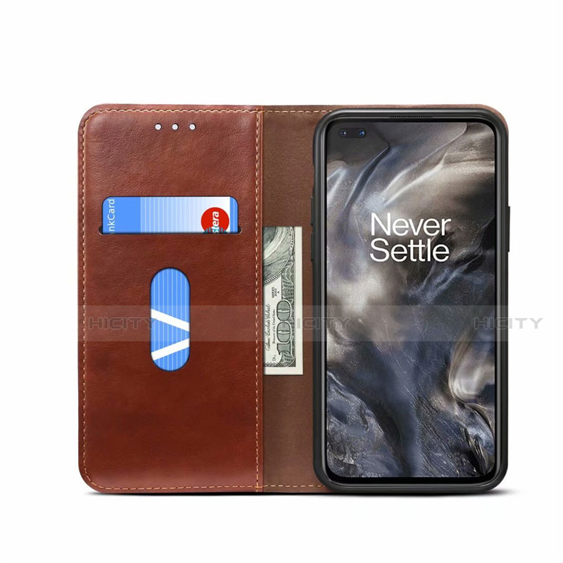 Custodia Portafoglio In Pelle Cover con Supporto L09 per OnePlus Nord