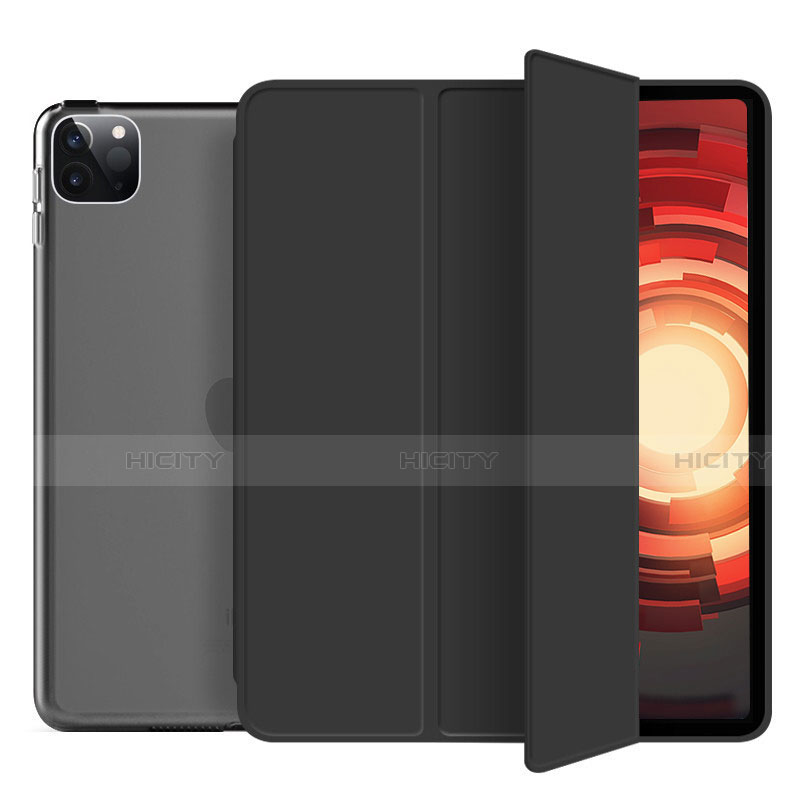 Custodia Portafoglio In Pelle Cover con Supporto L10 per Apple iPad Pro 11 (2020) Nero