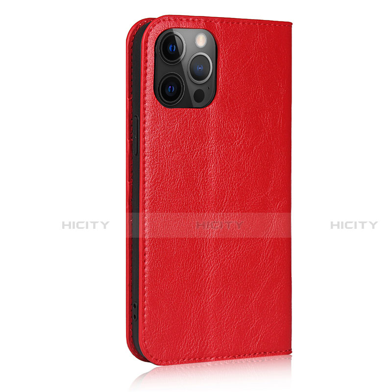 Custodia Portafoglio In Pelle Cover con Supporto L10 per Apple iPhone 12 Pro Max Rosso Rosa