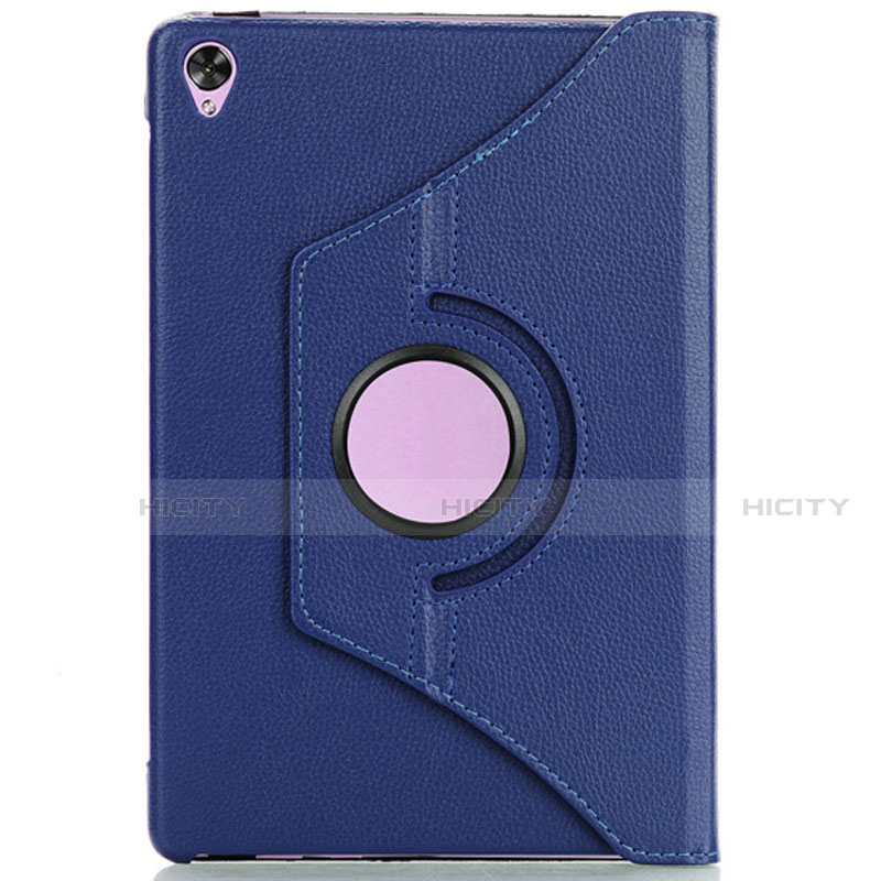 Custodia Portafoglio In Pelle Cover con Supporto L10 per Huawei MediaPad M6 10.8 Blu