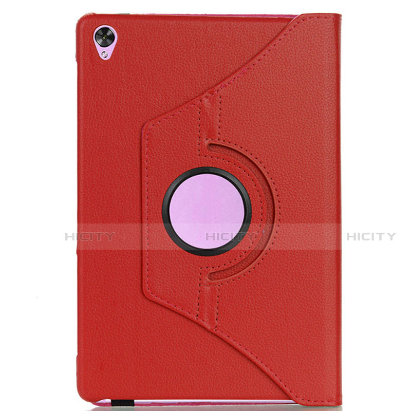 Custodia Portafoglio In Pelle Cover con Supporto L10 per Huawei MediaPad M6 10.8 Rosso