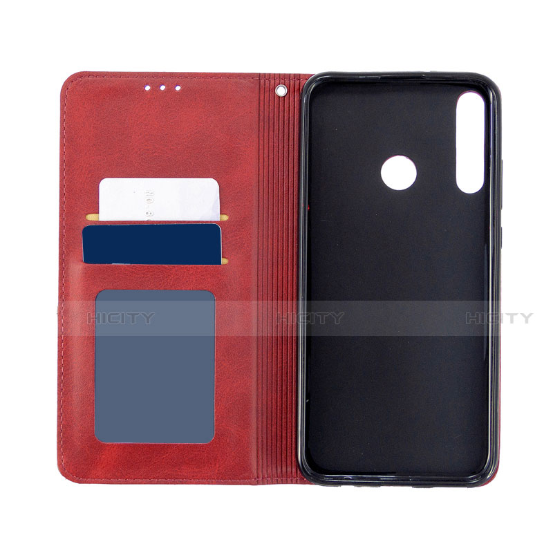 Custodia Portafoglio In Pelle Cover con Supporto L10 per Huawei Y6p