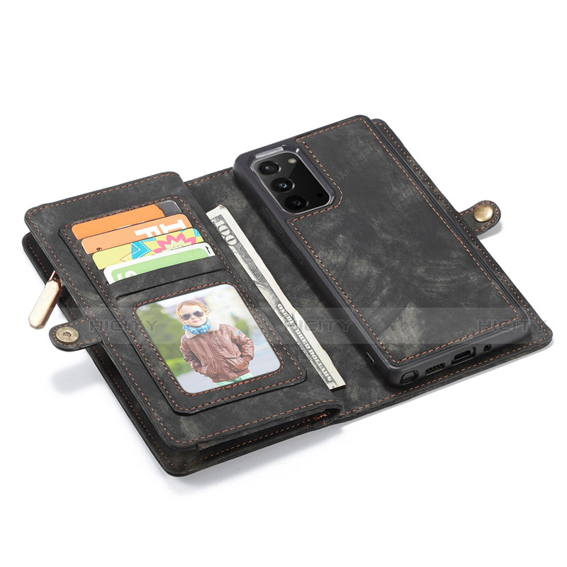 Custodia Portafoglio In Pelle Cover con Supporto L10 per Samsung Galaxy Note 20 5G