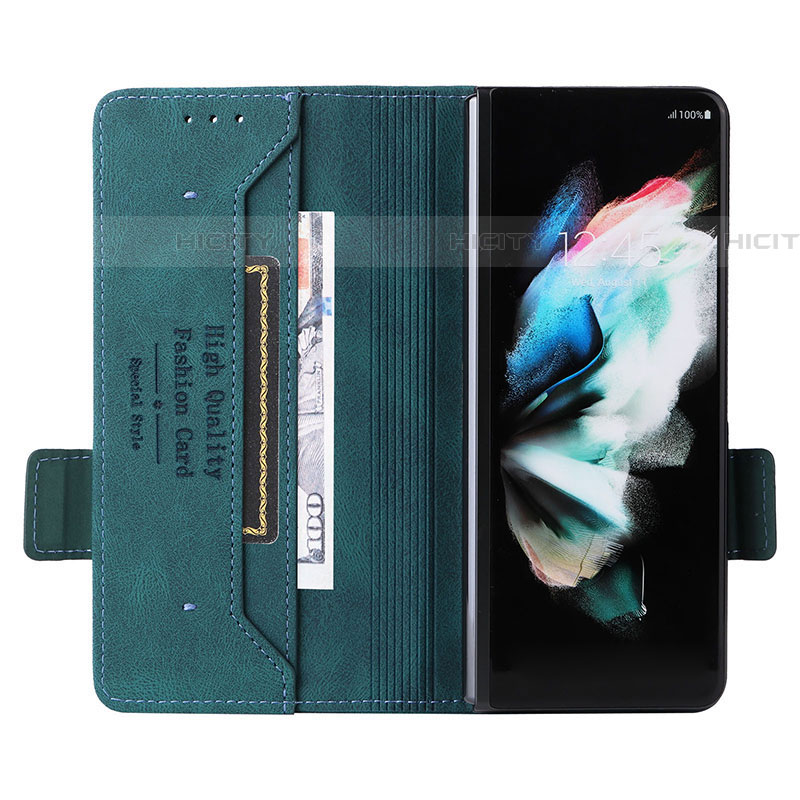 Custodia Portafoglio In Pelle Cover con Supporto L10Z per Samsung Galaxy Z Fold4 5G