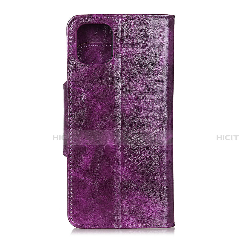 Custodia Portafoglio In Pelle Cover con Supporto L11 per Huawei Honor 30S Viola