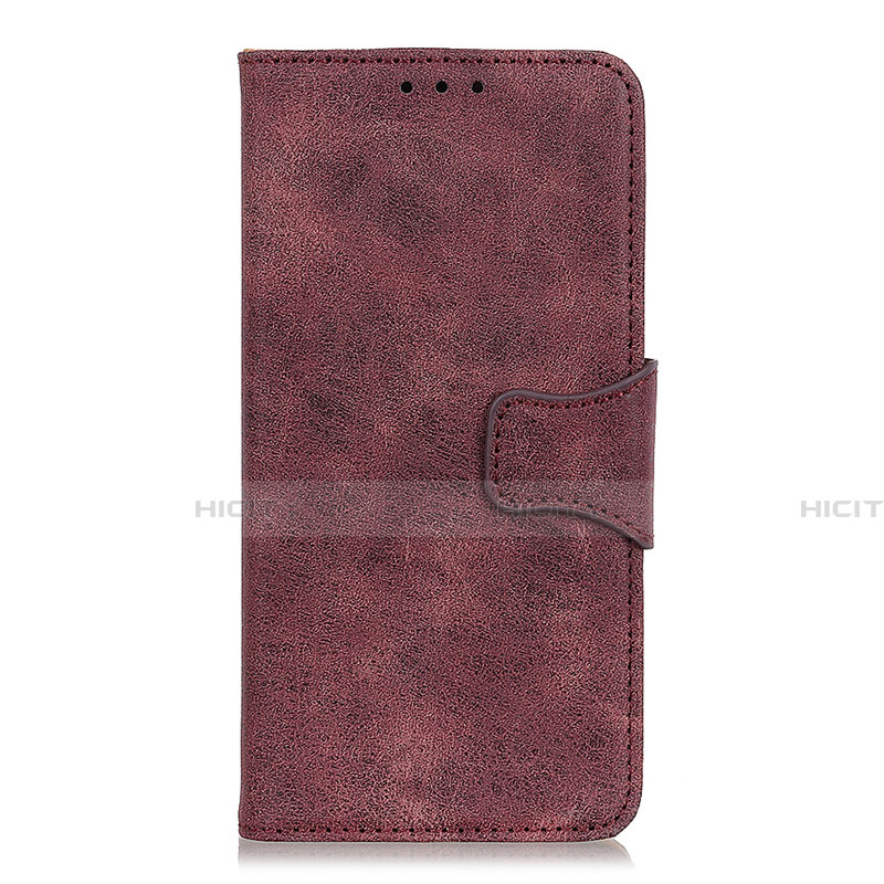 Custodia Portafoglio In Pelle Cover con Supporto L11 per Huawei Nova 7i Rosso Rosa