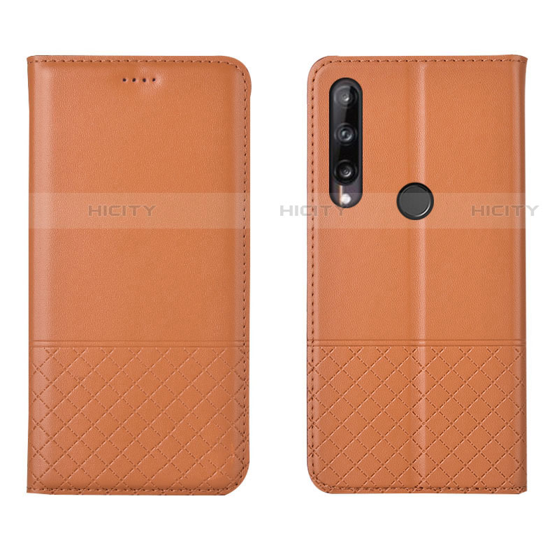 Custodia Portafoglio In Pelle Cover con Supporto L12 per Huawei Y7p