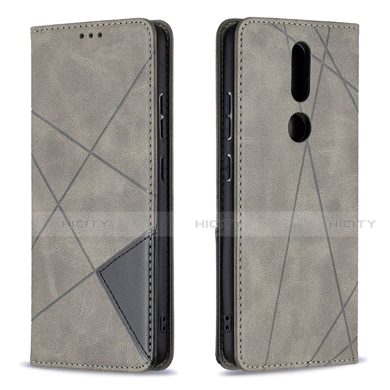 Custodia Portafoglio In Pelle Cover con Supporto L12 per Nokia 2.4