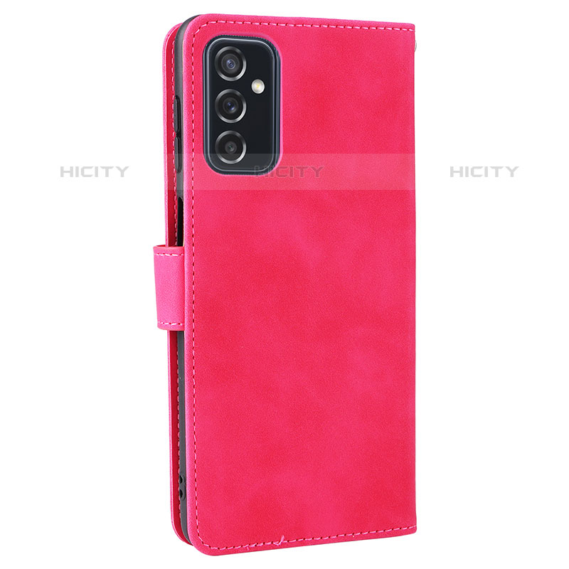Custodia Portafoglio In Pelle Cover con Supporto L12Z per Samsung Galaxy M52 5G Rosa Caldo
