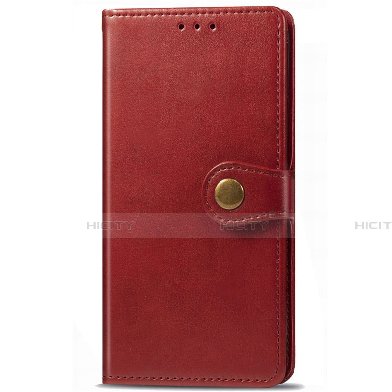 Custodia Portafoglio In Pelle Cover con Supporto L14 per Huawei Honor 9X Pro Rosso