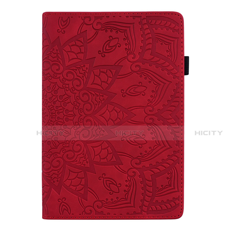 Custodia Portafoglio In Pelle Cover con Supporto L14 per Huawei MediaPad M6 10.8 Rosso