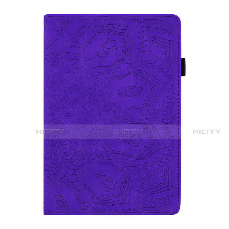 Custodia Portafoglio In Pelle Cover con Supporto L14 per Huawei MediaPad M6 10.8 Viola