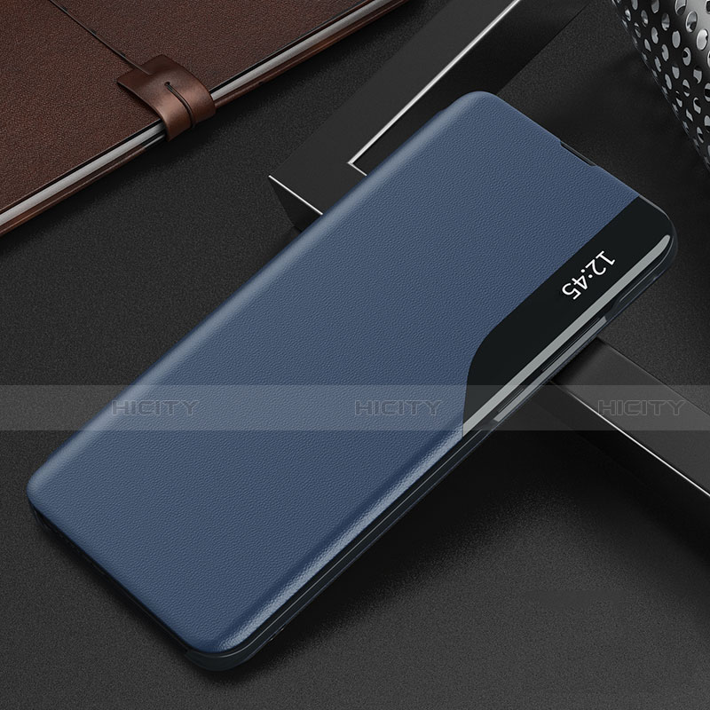 Custodia Portafoglio In Pelle Cover con Supporto L15 per Xiaomi Mi 10T 5G Blu