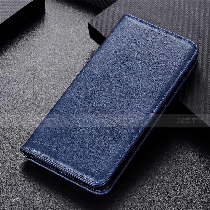 Custodia Portafoglio In Pelle Cover con Supporto L16 per Xiaomi Mi 10 Ultra Blu