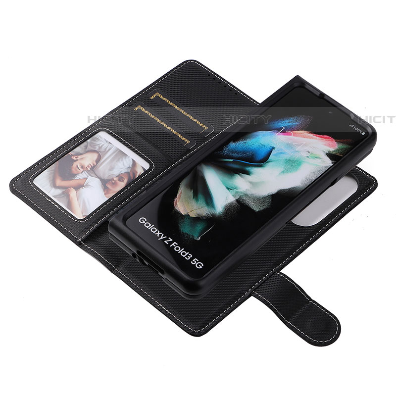 Custodia Portafoglio In Pelle Cover con Supporto L16Z per Samsung Galaxy Z Fold4 5G