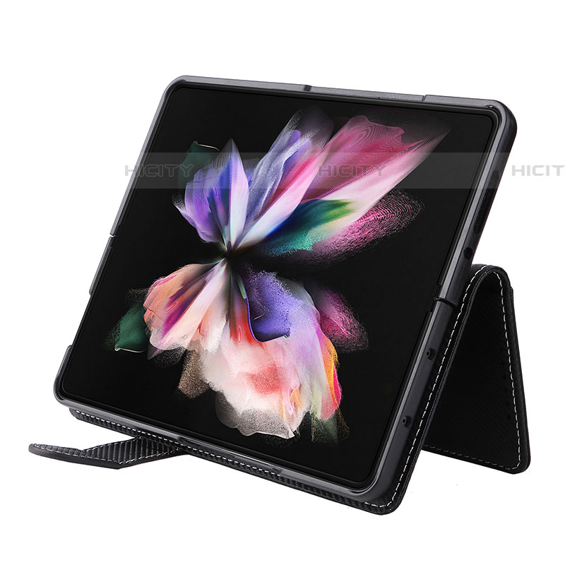 Custodia Portafoglio In Pelle Cover con Supporto L16Z per Samsung Galaxy Z Fold4 5G