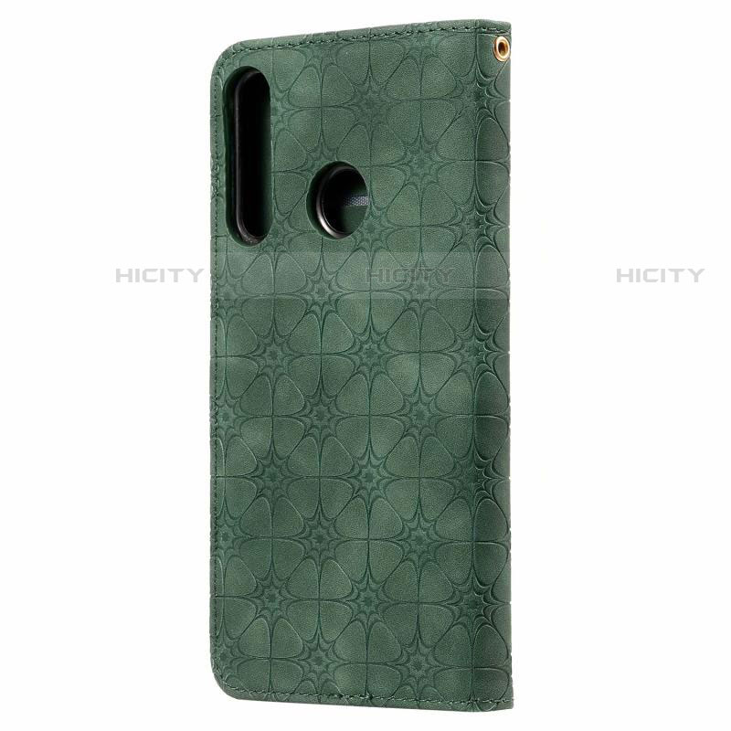 Custodia Portafoglio In Pelle Cover con Supporto L17 per Huawei Y7p