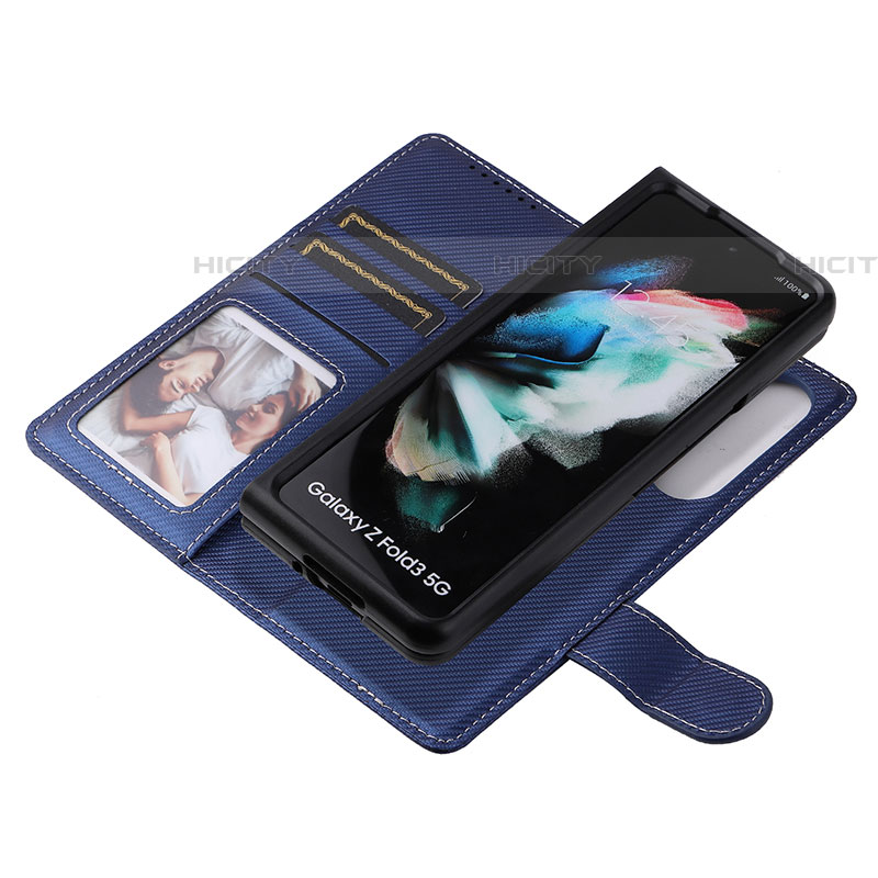 Custodia Portafoglio In Pelle Cover con Supporto L17Z per Samsung Galaxy Z Fold4 5G