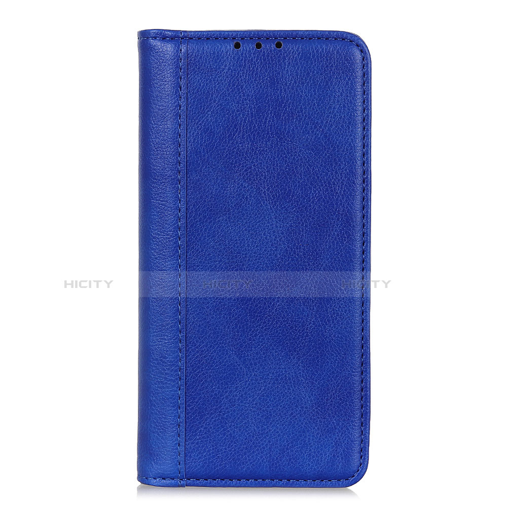 Custodia Portafoglio In Pelle Cover con Supporto L18 per Realme C11 Blu