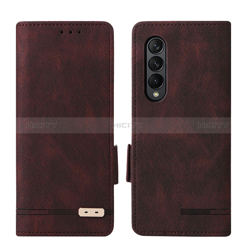 Custodia Portafoglio In Pelle Cover con Supporto L18Z per Samsung Galaxy Z Fold3 5G