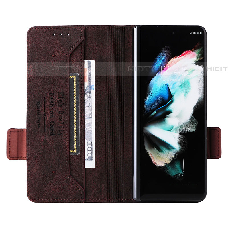 Custodia Portafoglio In Pelle Cover con Supporto L18Z per Samsung Galaxy Z Fold4 5G