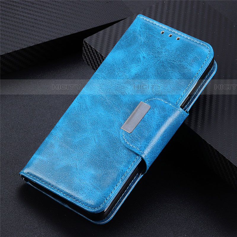 Custodia Portafoglio In Pelle Cover con Supporto L22 per Samsung Galaxy A51 5G Cielo Blu