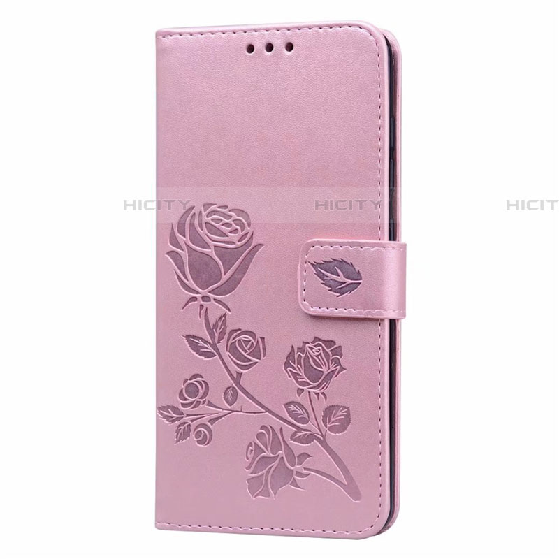 Custodia Portafoglio In Pelle Cover con Supporto L24 per Samsung Galaxy A71 5G Rosa