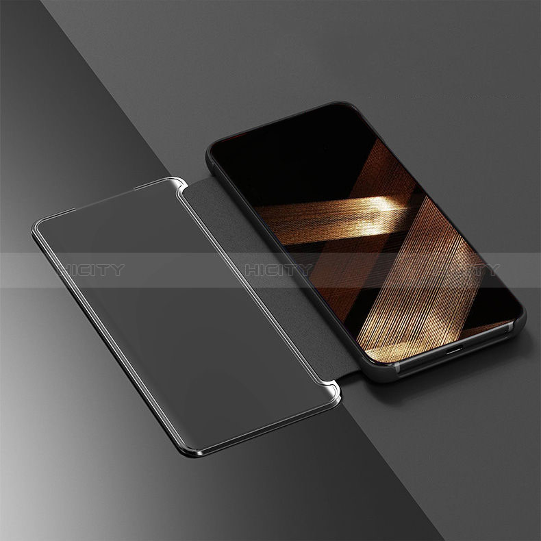 Custodia Portafoglio In Pelle Cover con Supporto Laterale Specchio Cover L01 per Apple iPhone 14 Pro Max