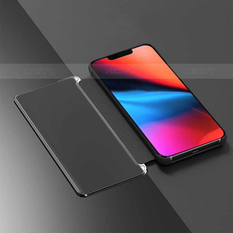 Custodia Portafoglio In Pelle Cover con Supporto Laterale Specchio Cover L01 per Oppo Find X3 Pro 5G