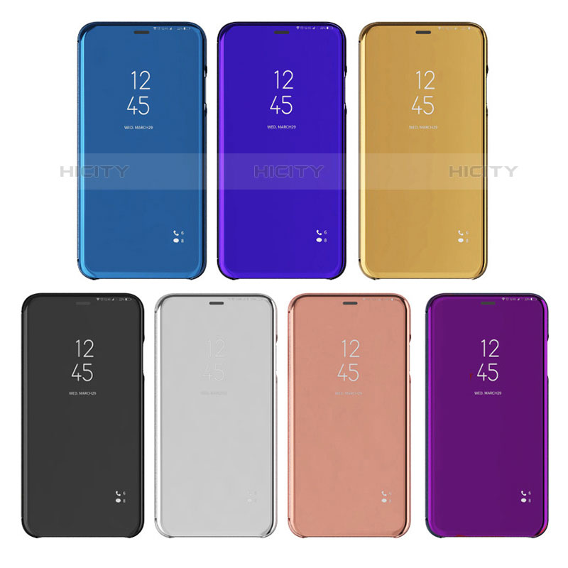 Custodia Portafoglio In Pelle Cover con Supporto Laterale Specchio Cover L01 per Oppo Find X5 Pro 5G