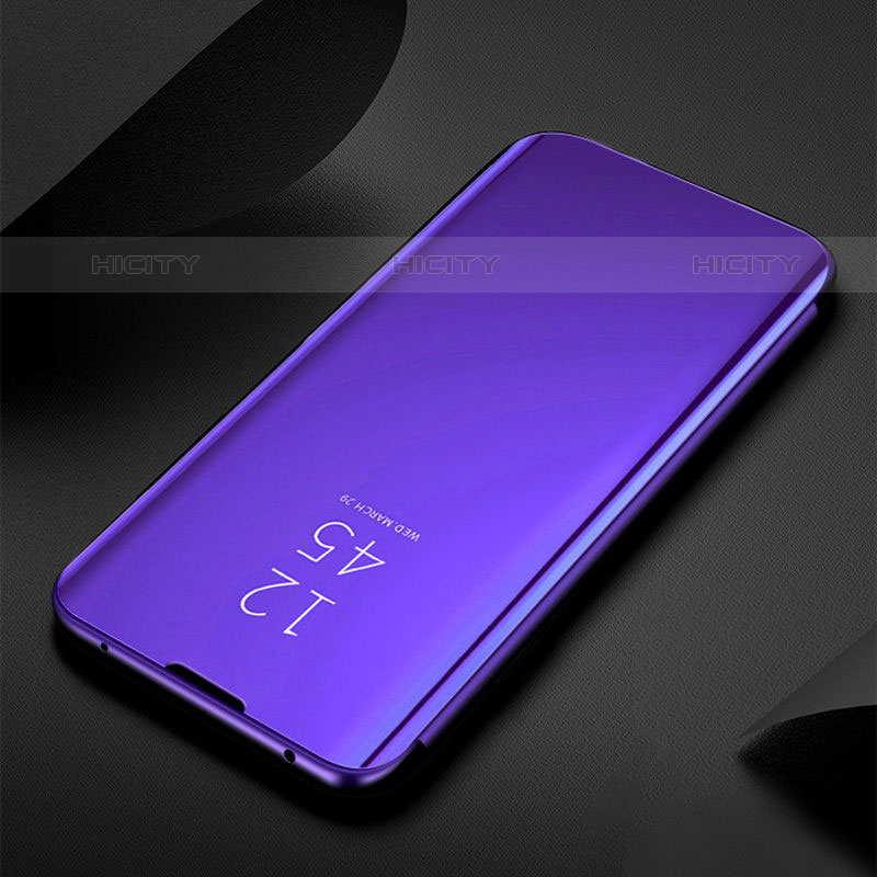 Custodia Portafoglio In Pelle Cover con Supporto Laterale Specchio Cover L01 per Oppo Reno6 Pro 5G