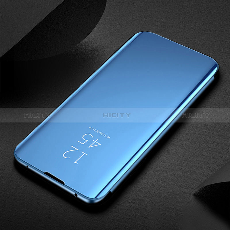 Custodia Portafoglio In Pelle Cover con Supporto Laterale Specchio Cover L01 per Samsung Galaxy A50S