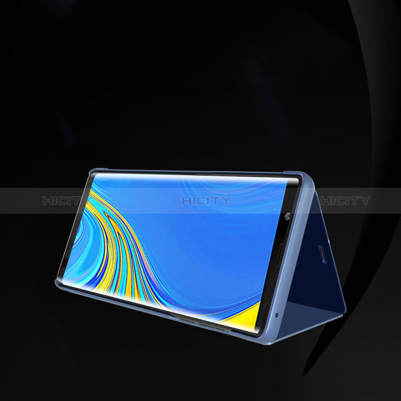 Custodia Portafoglio In Pelle Cover con Supporto Laterale Specchio Cover L01 per Samsung Galaxy A9 Star Pro