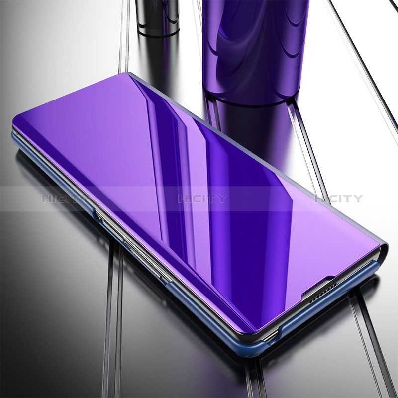 Custodia Portafoglio In Pelle Cover con Supporto Laterale Specchio Cover L01 per Samsung Galaxy Z Fold3 5G
