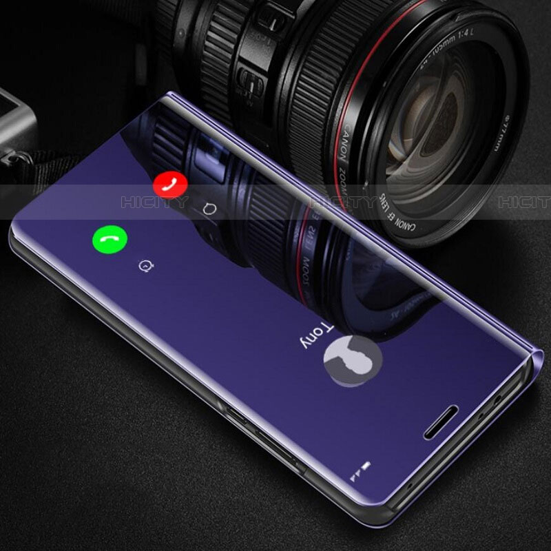 Custodia Portafoglio In Pelle Cover con Supporto Laterale Specchio Cover L02 per Oppo Reno3 Pro