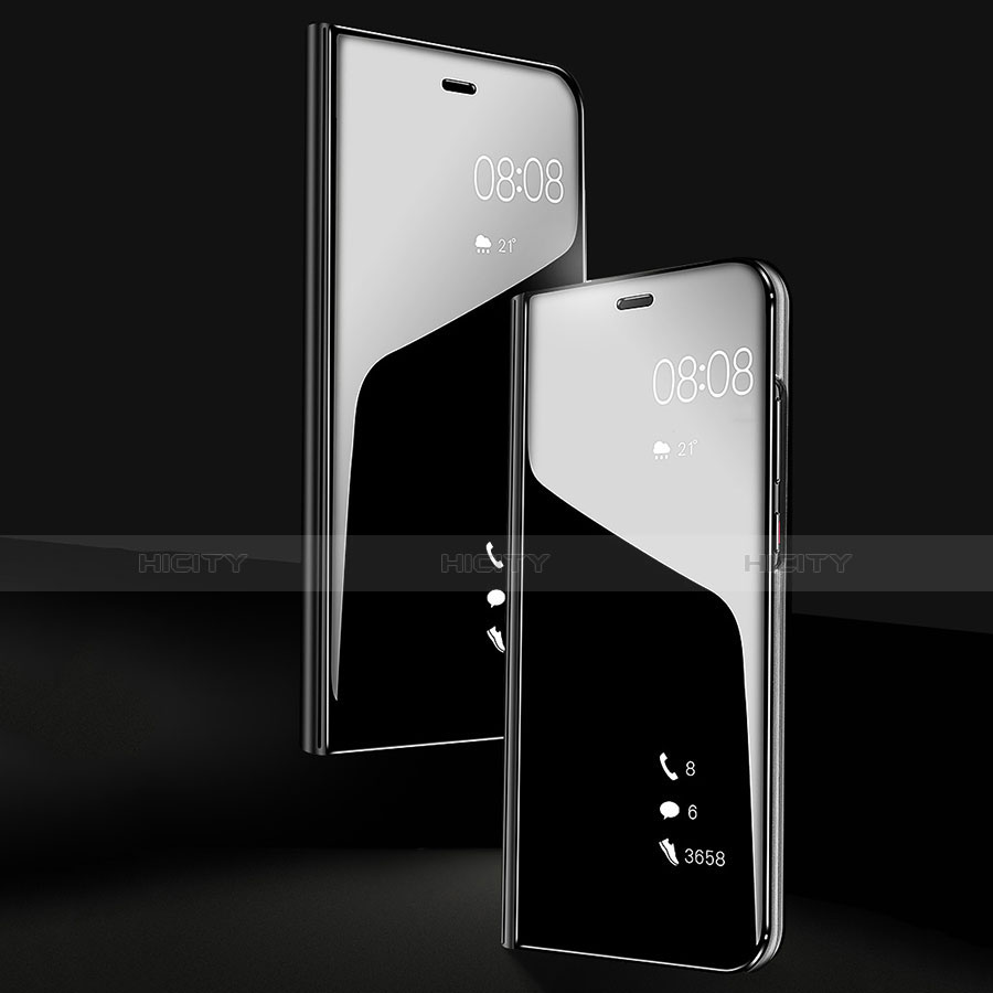 Custodia Portafoglio In Pelle Cover con Supporto Laterale Specchio Cover L02 per Samsung Galaxy S10