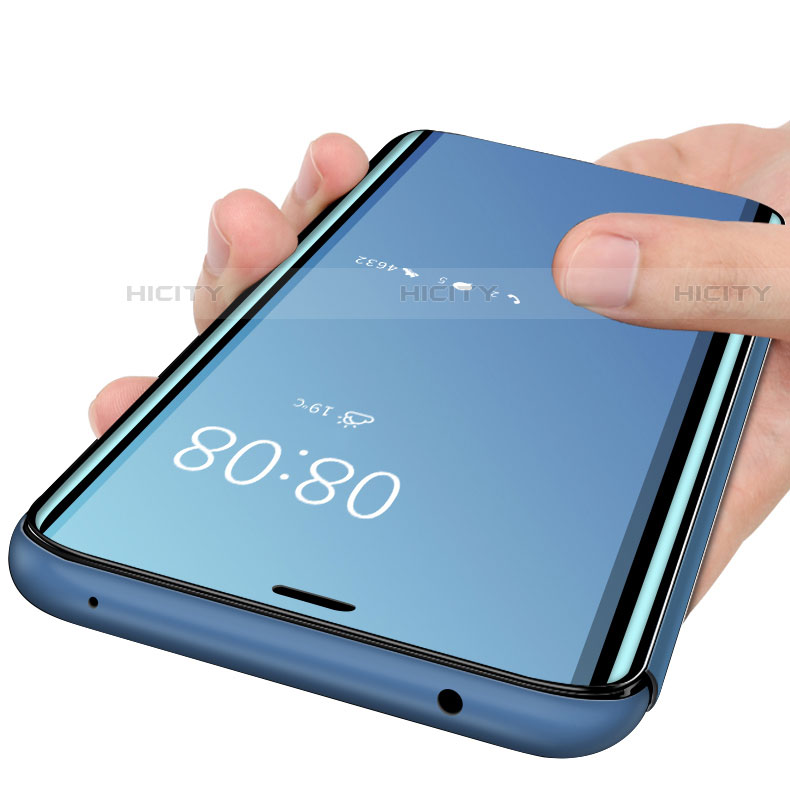 Custodia Portafoglio In Pelle Cover con Supporto Laterale Specchio Cover L02 per Samsung Galaxy S10 5G