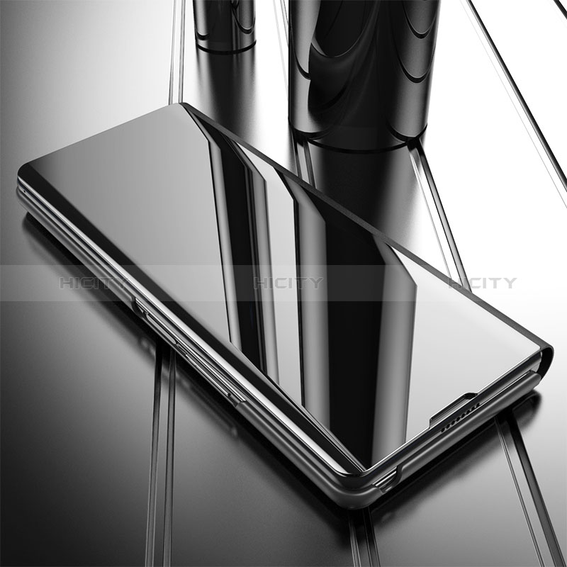 Custodia Portafoglio In Pelle Cover con Supporto Laterale Specchio Cover L02 per Samsung Galaxy Z Fold3 5G