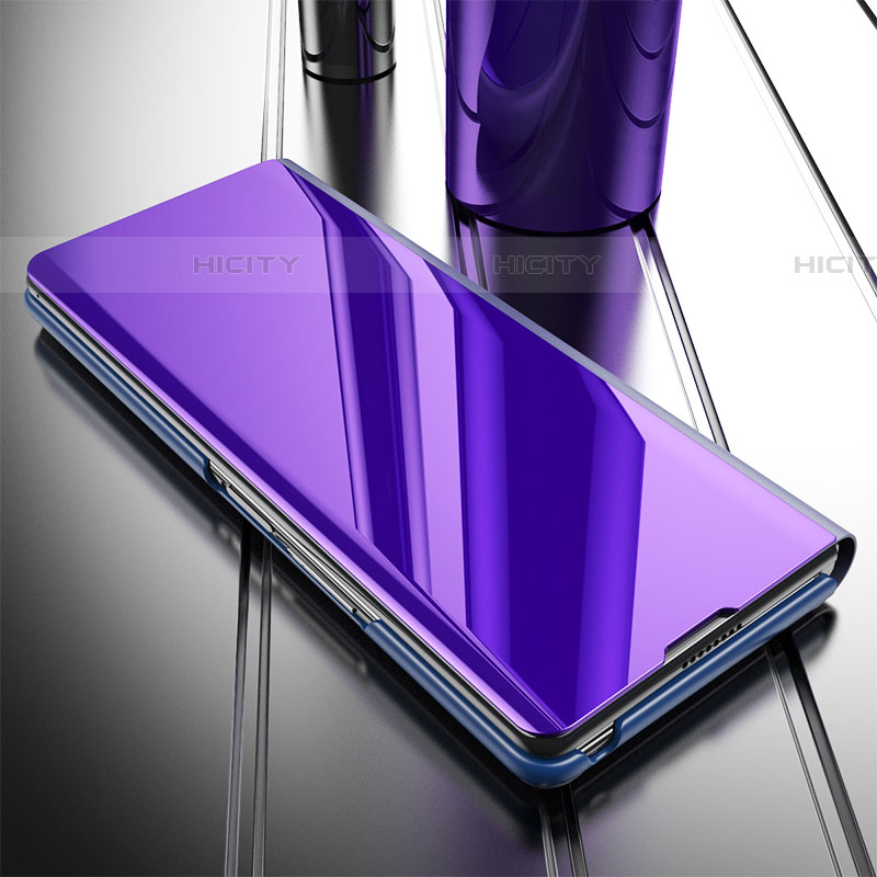 Custodia Portafoglio In Pelle Cover con Supporto Laterale Specchio Cover L02 per Samsung Galaxy Z Fold4 5G