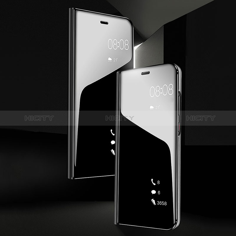 Custodia Portafoglio In Pelle Cover con Supporto Laterale Specchio Cover L03 per Samsung Galaxy A50S