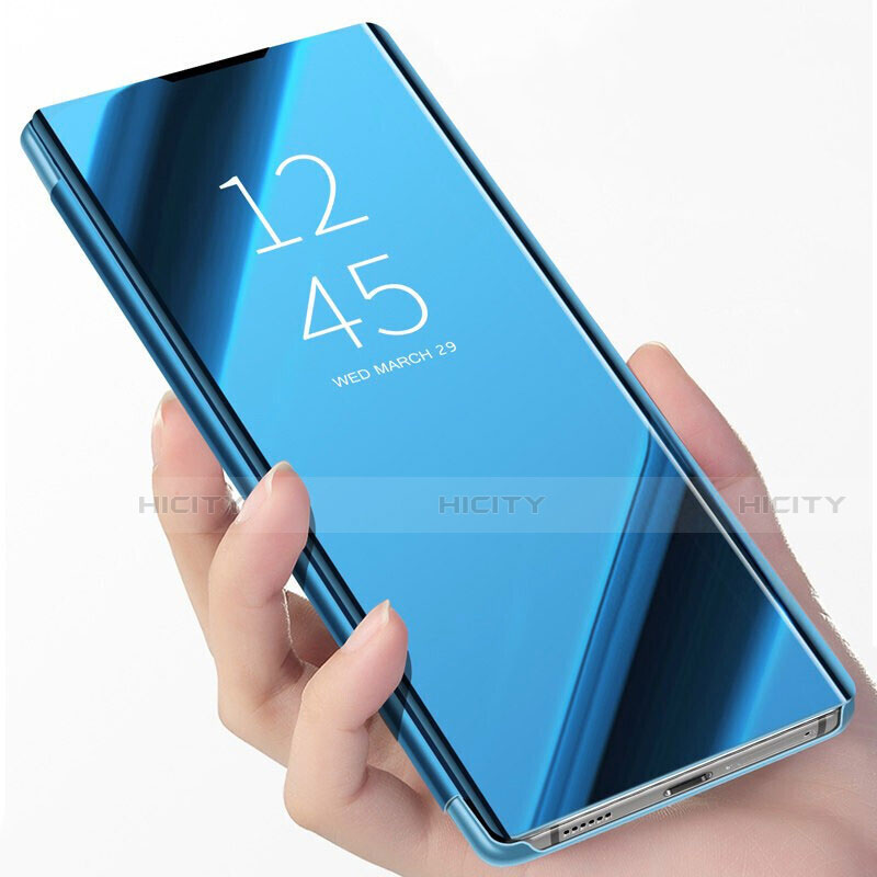 Custodia Portafoglio In Pelle Cover con Supporto Laterale Specchio Cover L03 per Samsung Galaxy S21 5G