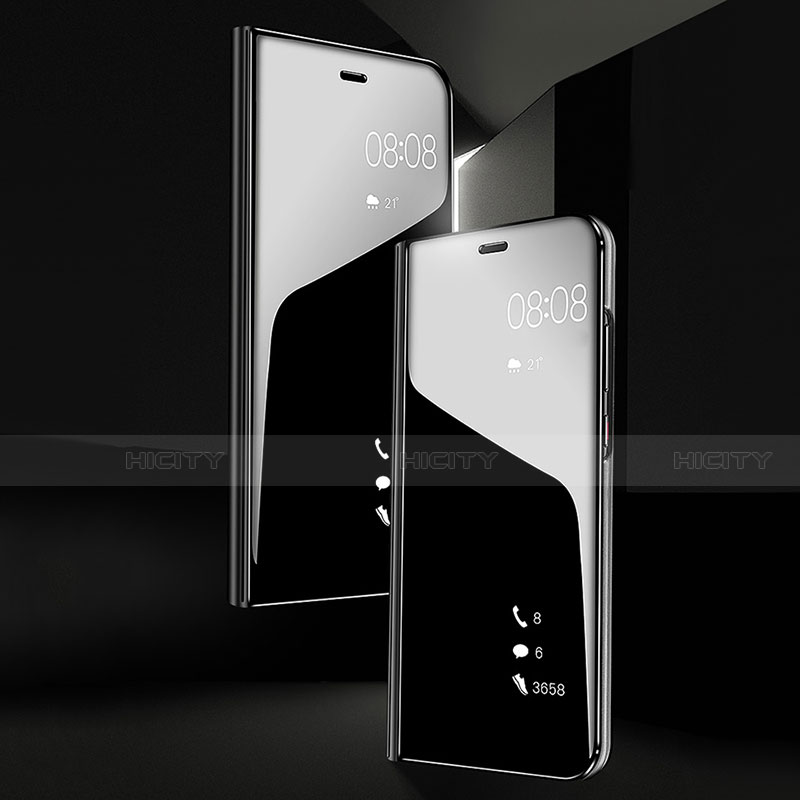 Custodia Portafoglio In Pelle Cover con Supporto Laterale Specchio Cover L04 per Samsung Galaxy S21 5G