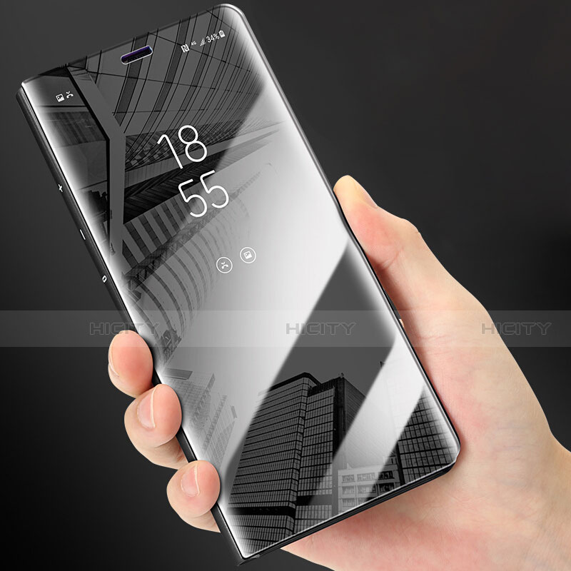 Custodia Portafoglio In Pelle Cover con Supporto Laterale Specchio Cover L04 per Samsung Galaxy S21 5G