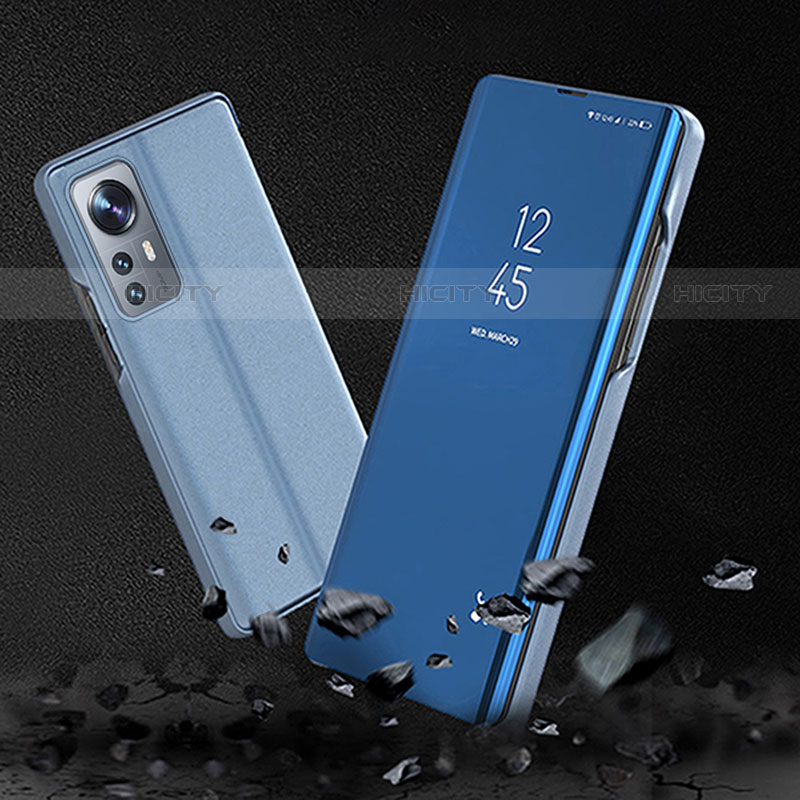 Custodia Portafoglio In Pelle Cover con Supporto Laterale Specchio Cover L04 per Xiaomi Mi 12 Pro 5G