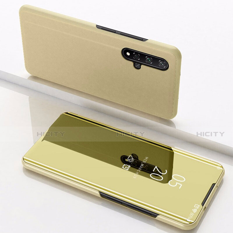 Custodia Portafoglio In Pelle Cover con Supporto Laterale Specchio Cover M01 per Huawei Honor 20S