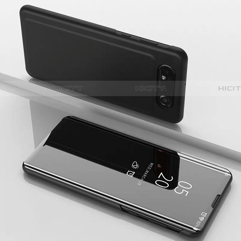 Custodia Portafoglio In Pelle Cover con Supporto Laterale Specchio Cover M01 per Samsung Galaxy A90 4G