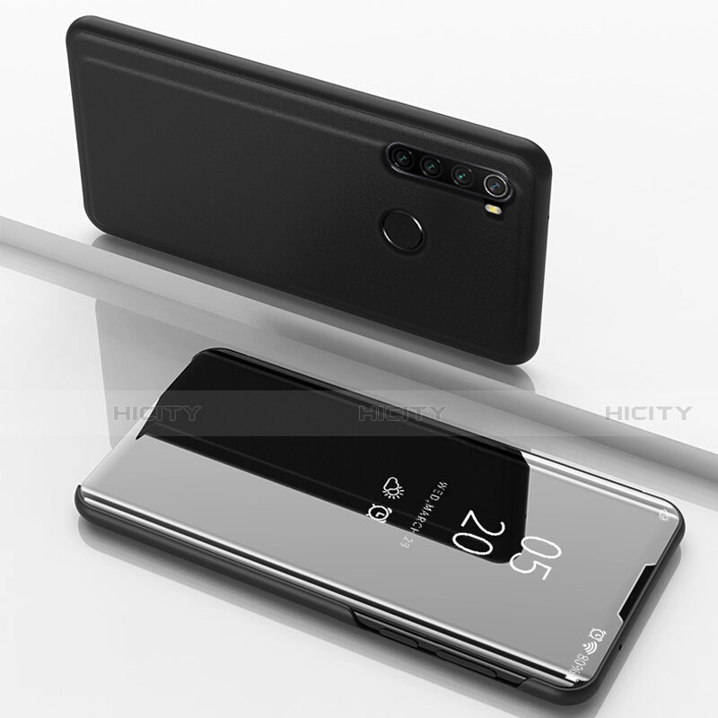 Custodia Portafoglio In Pelle Cover con Supporto Laterale Specchio Cover M01 per Xiaomi Redmi Note 8 (2021)