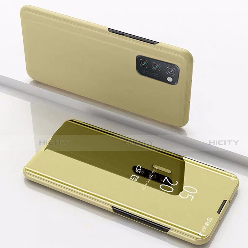 Custodia Portafoglio In Pelle Cover con Supporto Laterale Specchio Cover M02 per Huawei Honor V30 5G