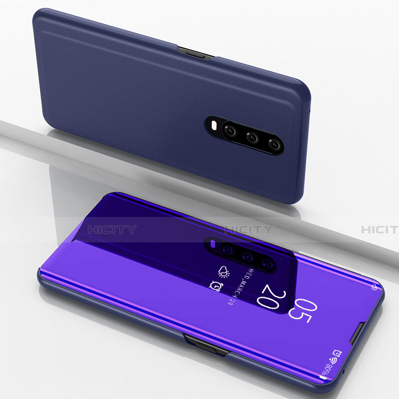 Custodia Portafoglio In Pelle Cover con Supporto Laterale Specchio Cover M02 per Oppo R17 Pro